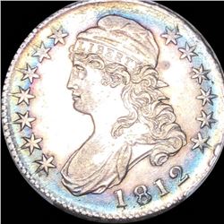 1812 Capped Bust Half Dollar CLOSELY UNCIRCULATED