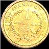 Image 2 : 1851 Rare Gold Dollar UNCIRCULATED