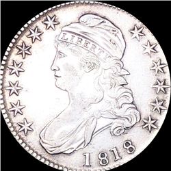 1818 Capped Bust Half Dollar CLOSELY UNCIRCULATED