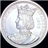 Image 1 : 1893 Isabella Silver Quarter UNCIRCULATED