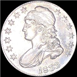 1833 Capped Bust Half Dollar CLOSELY UNCIRCULATED