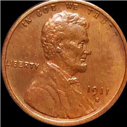 1911-S Lincoln Wheat Penny CLOSELY UNCIRCULATED