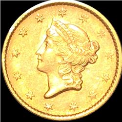 1854 Rare Gold Dollar UNCIRCULATED