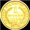 Image 2 : 1854 Rare Gold Dollar UNCIRCULATED