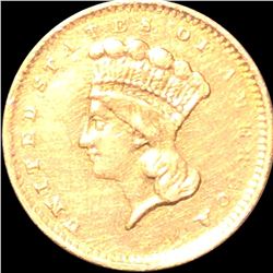 1856 Rare Gold Dollar ABOUT UNCIRCULATED