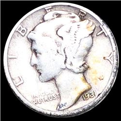 1931-S Mercury Silver Dime NICELY CIRCULATED