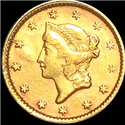 1853 Rare Gold Dollar CLOSELY UNCIRCULATED