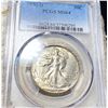 Image 1 : 1946-D Walking Half Dollar PCGS - MS64