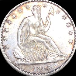 1865 Seated Half Dollar UNCIRCULATED
