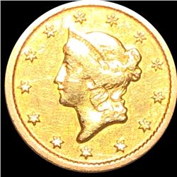 1851-O Rare Gold Dollar XF