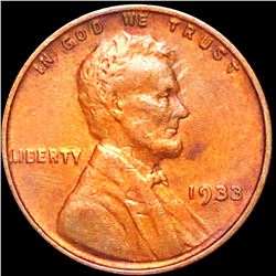 1933 Lincoln Wheat Penny NEARLY UNCIRCULATED