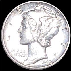 1940-D Mercury Silver Dime UNCIRCULATED