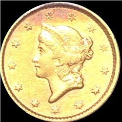 1851 Rare Gold Dollar CLOSELY UNCIRCULATED