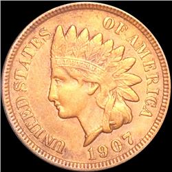 1907 Indian Head Penny NEARLY UNCIRCULATED