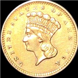 1856 Rare Gold Dollar CLOSELY UNCIRCULATED