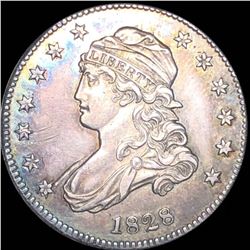 1828 Capped Bust Half Dollar CLOSELY UNCIRCULATED