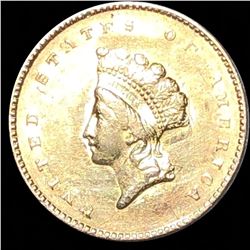 1855 Rare Gold Dollar UNCIRCULATED