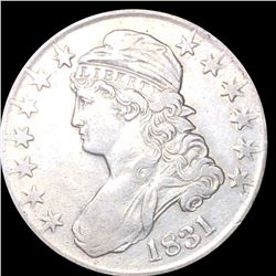 1831 Capped Bust Half Dollar AU++