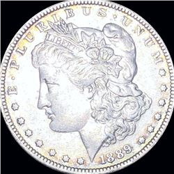 1889-O Morgan Silver Dollar AU+
