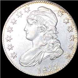 1833 Capped Bust Half Dollar CLOSELY UNCIRCULATED