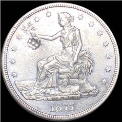 1877-S Silver Trade Dollar CLOSELY UNCIRCULATED