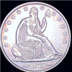 1873 Seated Half Dollar CLOSELY UNCIRCULATED