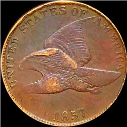 1857 Flying Eagle Cent NICELY CIRCULATED