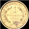 Image 2 : 1852 Rare Gold Dollar UNCIRCULATED