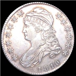 1819 Capped Bust Half Dollar NEARLY UNC