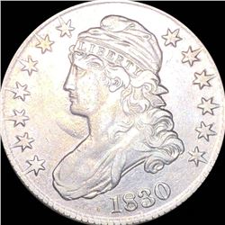 1830 Capped Bust Half Dollar CLOSELY UNC