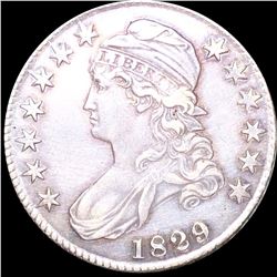 1829 Capped Bust Half Dollar NEARLY UNCIRCULATED