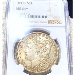 1880-S Morgan Silver Dollar NGC - MS64+