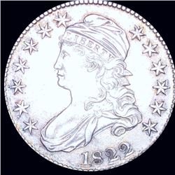1822 Capped Bust Half Dollar ABOUT UNCIRCULATED