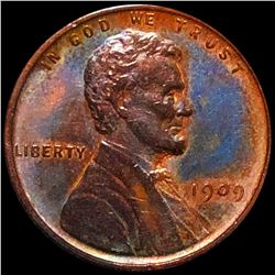1909 V.D.B. Lincoln Wheat Penny CLOSELY UNC