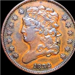 1832 Classic Head Half Cent ABOUT UNCIRCULATED