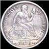 Image 1 : 1873 Seated Liberty Dime LIGHTLY CIRCULATED