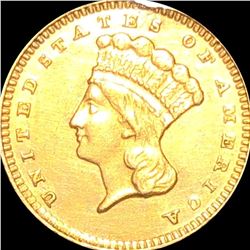 1874 Rare Gold Dollar UNCIRCULATED