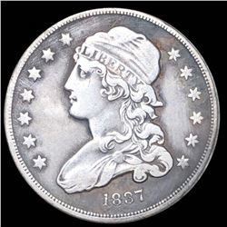1837 Capped Bust Quarter LIGHTLY CIRCULATED