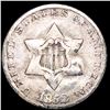 Image 1 : 1852 Three Cent Silver LIGHTLY CIRCULATED