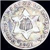 Image 1 : 1851 Three Cent Nickel XF