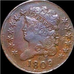 1809 Classic Head Half Cent LIGHTLY CIRCULATED