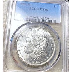 1885-O Morgan Silver Dollar PCGS - MS60