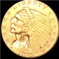 1925-D $2.50 Gold Quarter Eagle UNCIRCULATED