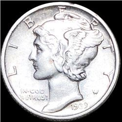 1939-S Mercury Silver Dime UNCIRCULATED
