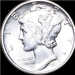 1939 Mercury Silver Dime UNCIRCULATED