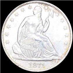 1871-S Seated Half Dollar UNCIRCULATED