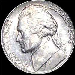 1943-D Jefferson War Nickel CLOSELY UNCIRCULATED