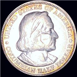 1893 Columbian Expo Half Dollar ABOUT UNC