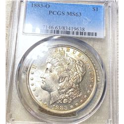 1883-O Morgan Silver Dollar PCGS - MS63