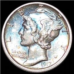 1917-D Mercury Silver Dime UNCIRCULATED